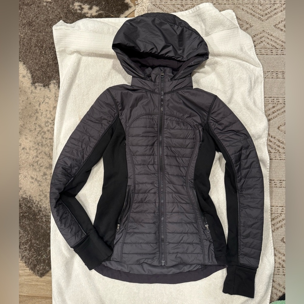 Lululemon black running jacket
